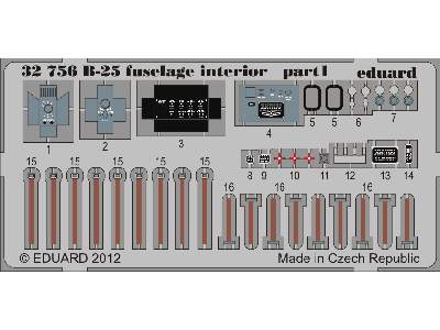 B-25 fuselage interior 1/32 - Hk Models - zdjęcie 2