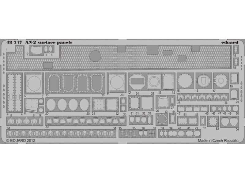 An-2 surface panels 1/48 - Hobby Boss - zdjęcie 1