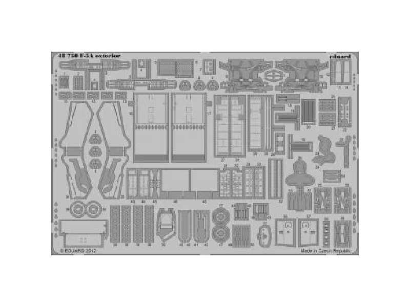 F-5A exterior 1/48 - Kinetic - zdjęcie 1 F-5A exterior 1/48 - Kinetic - zdjęcie 1