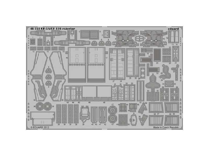 CF-5A/ CF-116 exterior 1/48 - Kinetic - zdjęcie 1