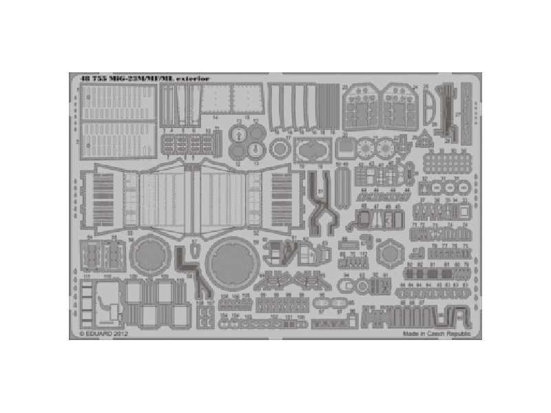 MiG-23M/ ML/ MF exterior 1/48 - Trumpeter - zdjęcie 1