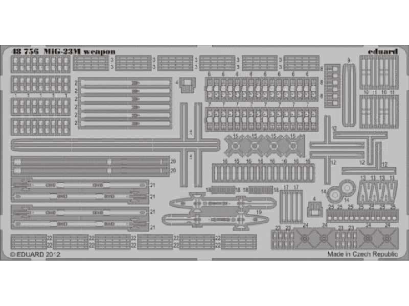 MiG-23M/ ML/ MF weapon 1/48 - Trumpeter - zdjęcie 1