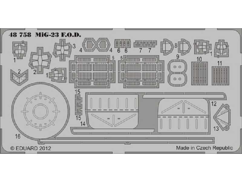 MiG-23 F. O.D. 1/48 - Trumpeter - zdjęcie 1 MiG-23 F. O.D. 1/48 - Trumpeter - zdjęcie 1