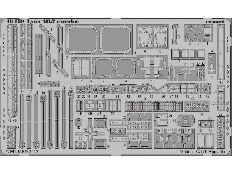 Lynx AH.7 exterior 1/48 - Airfix - zdjęcie 1 Lynx AH.7 exterior 1/48 - Airfix - zdjęcie 1