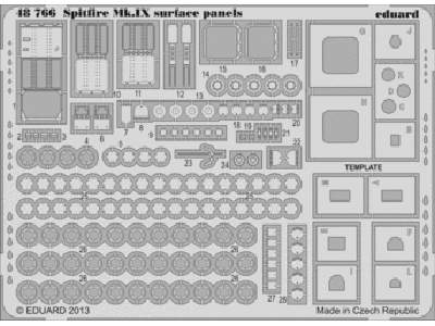 Spitfire Mk. IX surface panels 1/48 - Eduard - zdjęcie 1