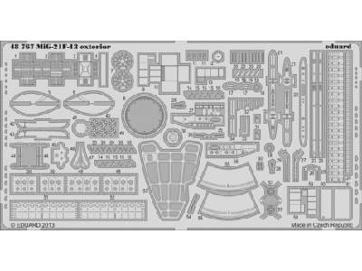 MiG-21F-13 exterior 1/48 - Trumpeter - zdjęcie 1