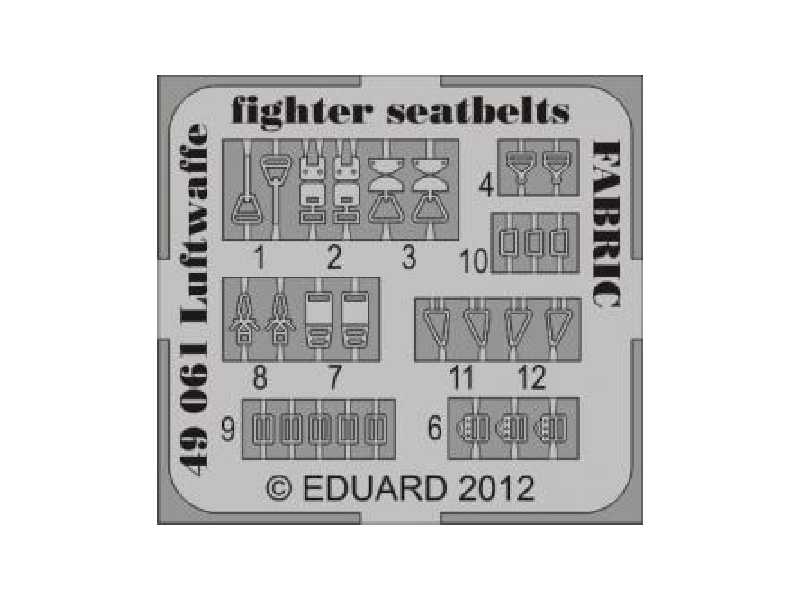 Seatbelts Luftwaffe WWII Fighters FABRIC 1/48 - zdjęcie 1 Seatbelts Luftwaffe WWII Fighters FABRIC 1/48 - zdjęcie 1
