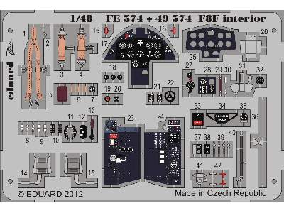 F8F interior S. A. 1/48 - Hobby Boss - zdjęcie 2