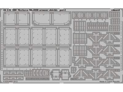 IDF Merkava Mk. IIID armour shields 1/35 - Meng - zdjęcie 1