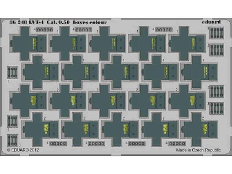 LVT-4 Cal. 0.50 boxes colour 1/35 - Afv Club - zdjęcie 1 LVT-4 Cal. 0.50 boxes colour 1/35 - Afv Club - zdjęcie 1