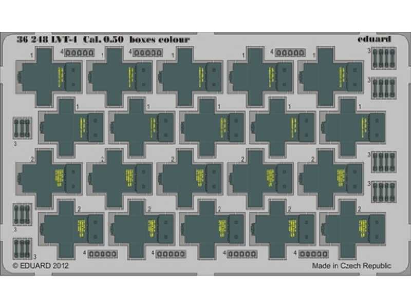 LVT-4 Cal.  0.50  boxes colour 1/35 - Afv Club - zdjęcie 1