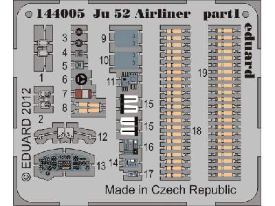 Ju 52 airliner 1/144 - Eduard - zdjęcie 2