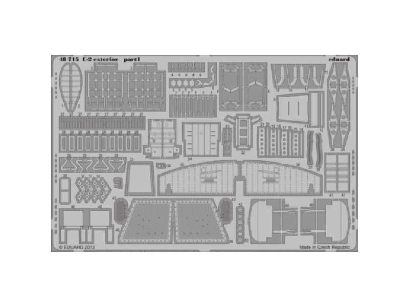C-2 exterior 1/48 - Kinetic - zdjęcie 1 C-2 exterior 1/48 - Kinetic - zdjęcie 1