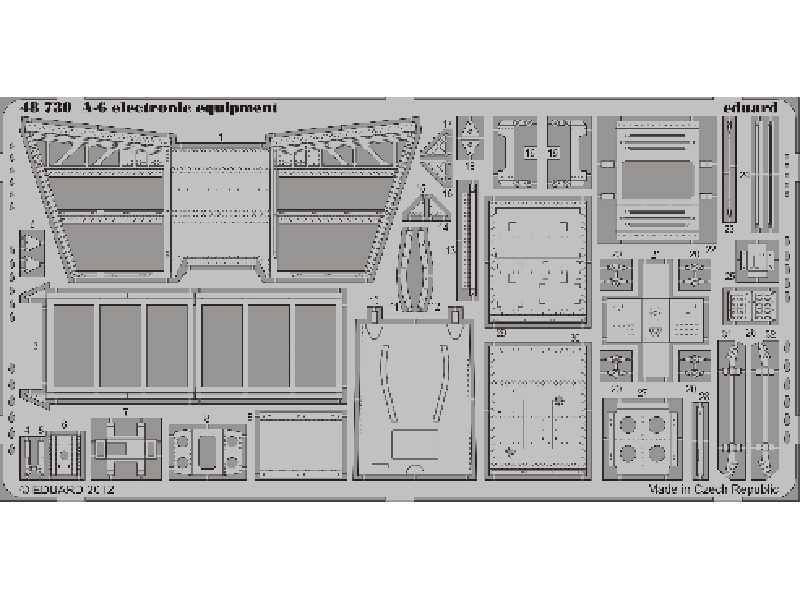 A-6 electronic equipment 1/48 - Kinetic - zdjęcie 1