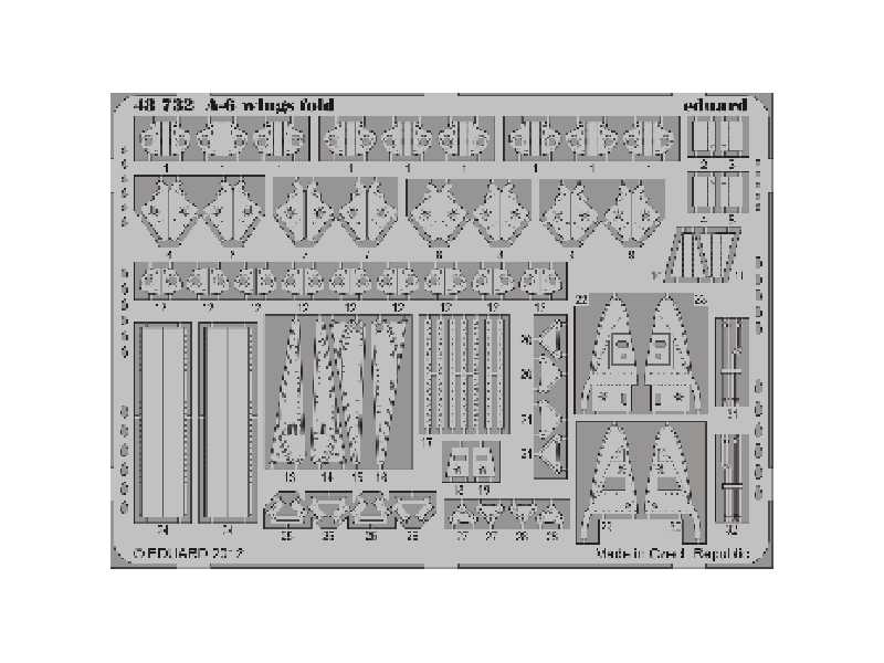 A-6 wing fold 1/48 - Kinetic - zdjęcie 1