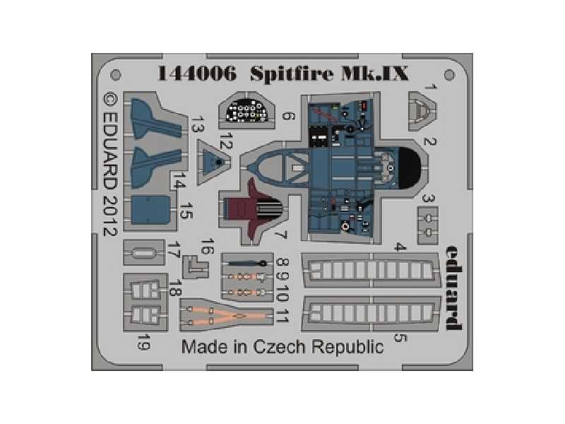 Spitfire Mk. IX 1/144 1/144 - Eduard - zdjęcie 1 Spitfire Mk. IX 1/144 1/144 - Eduard - zdjęcie 1