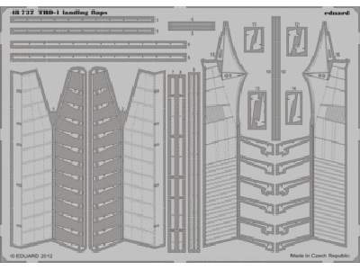 TBD-1 landing flaps 1/48 - Great Wall Hobby - zdjęcie 1