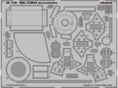 MiG-21BIS accessories 1/48 - Eduard - zdjęcie 1