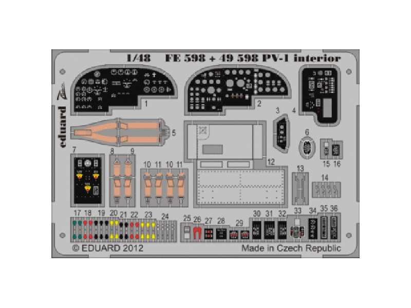 PV-1 interior S. A. 1/48 - Revell - zdjęcie 1 PV-1 interior S. A. 1/48 - Revell - zdjęcie 1