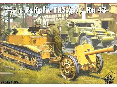 Ciągnik artyleryjski PzKpfw TKS (p) + Ra 43 - zdjęcie 1