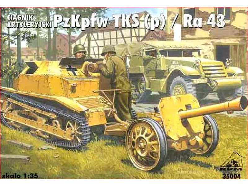 Ciągnik artyleryjski PzKpfw TKS (p) + Ra 43 - zdjęcie 1