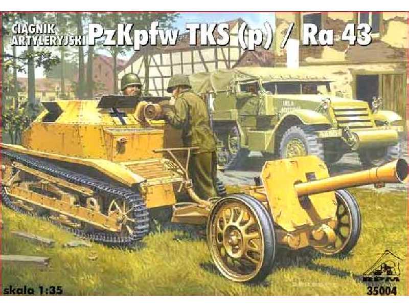 Ciągnik artyleryjski PzKpfw TKS (p) + Ra 43 - zdjęcie 1 Ciągnik artyleryjski PzKpfw TKS (p) + Ra 43 - zdjęcie 1