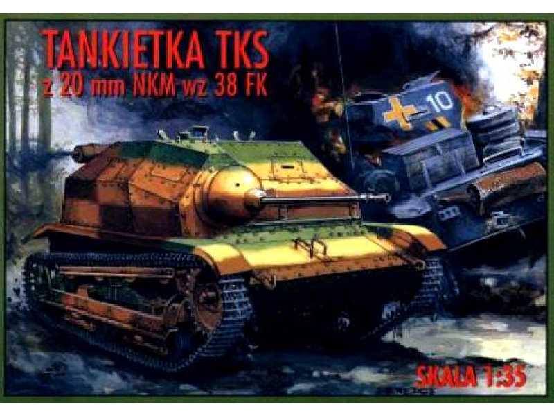 Tankietka TKS z 20mm działkiem FK wz.38 - zdjęcie 1 Tankietka TKS z 20mm działkiem FK wz.38 - zdjęcie 1