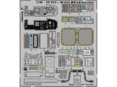 Lynx HMA.8 interior S. A. 1/48 - Airfix - zdjęcie 2