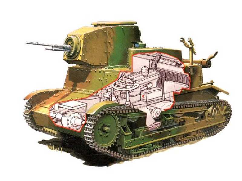 Wnętrze do tankietki - zdjęcie 1 Wnętrze do tankietki - zdjęcie 1