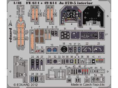 Ju 87D-5 interior S. A. 1/48 - Italeri - zdjęcie 2