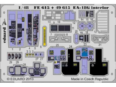 EA-18G interior S. A. 1/48 - Italeri - zdjęcie 1