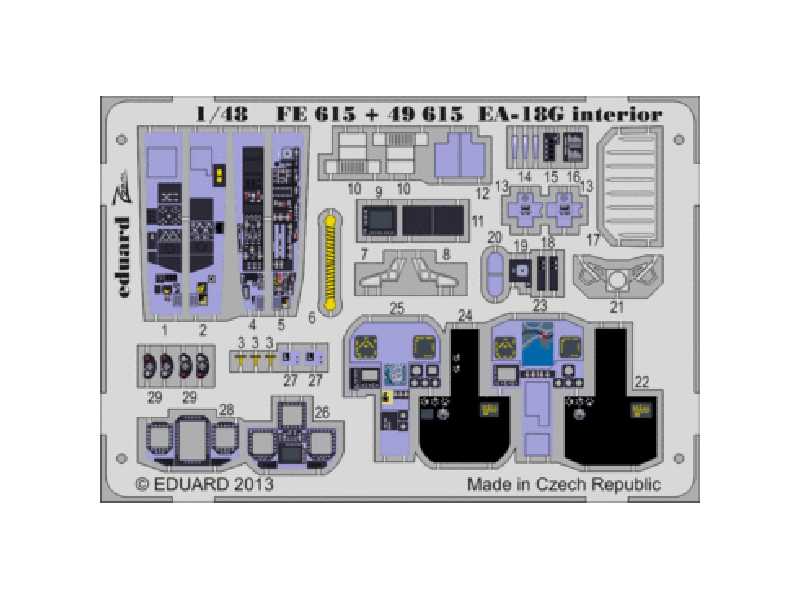 EA-18G interior S. A. 1/48 - Italeri - zdjęcie 1