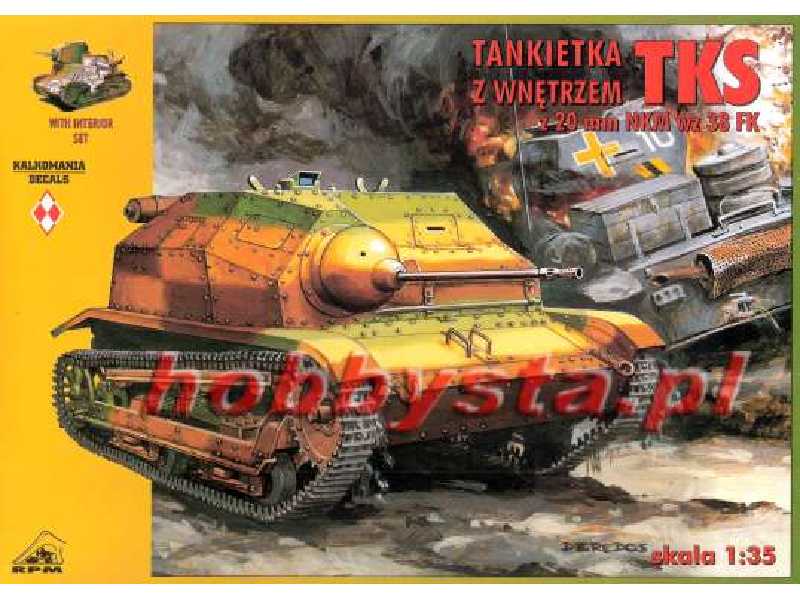 Tankietka TKS z wnętrzem - zdjęcie 1 Tankietka TKS z wnętrzem - zdjęcie 1