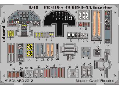 F-5A interior S. A. 1/48 - Kinetic - zdjęcie 1
