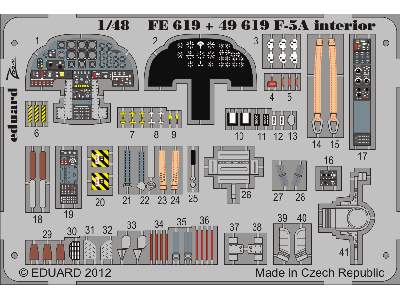 F-5A interior S. A. 1/48 - Kinetic - zdjęcie 2