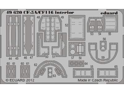 CF-5A/ CF-116 interior S. A. 1/48 - Kinetic - zdjęcie 1