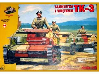 Tankietka TK-3 z wnętrzem - zdjęcie 1