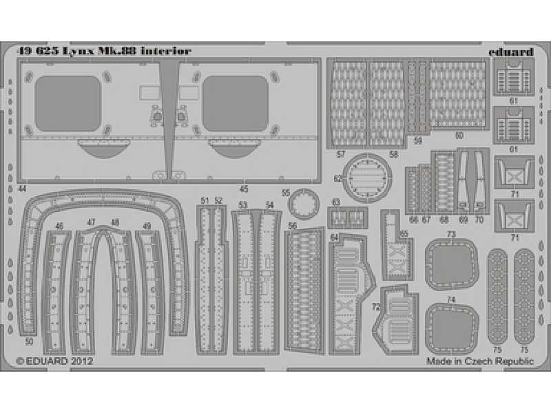 Lynx Mk.88 interior S. A. 1/48 - Airfix - zdjęcie 1 Lynx Mk.88 interior S. A. 1/48 - Airfix - zdjęcie 1