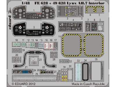 Lynx AH.7 interior S. A. 1/48 - Airfix - zdjęcie 2