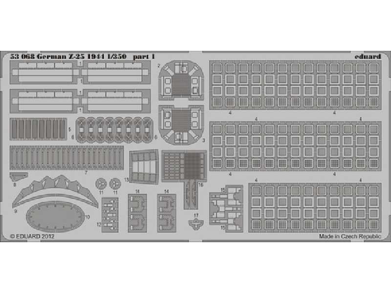 German Z-25 1944 1/350 - Trumpeter - zdjęcie 1