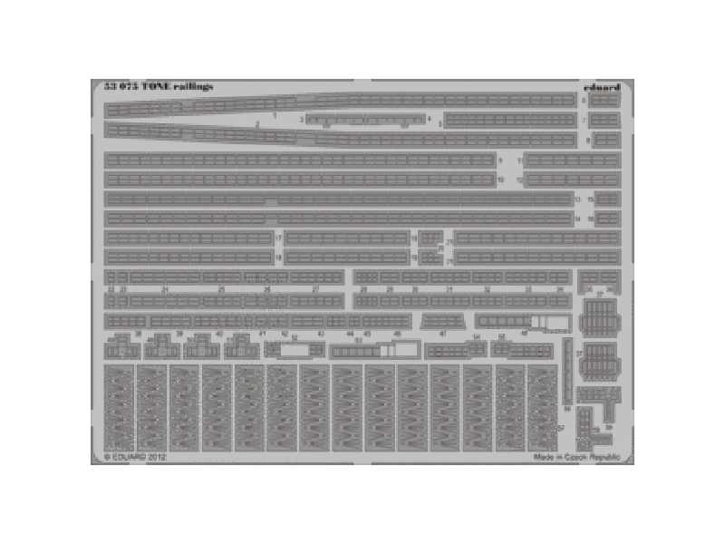 TONE railings 1/350 - Tamiya - zdjęcie 1