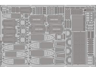 Bismarck part 1 - lifeboats 1/200 - Trumpeter - zdjęcie 1