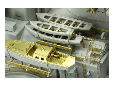 Bismarck part 1 - lifeboats 1/200 - Trumpeter - zdjęcie 7