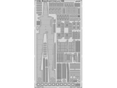 Bismarck part 2 - front area 1/200 - Trumpeter - zdjęcie 1