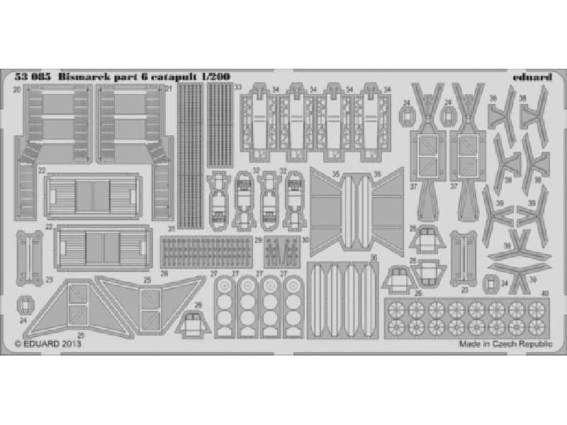 Bismarck part 6 - catapult 1/200 - Trumpeter - zdjęcie 1 Bismarck part 6 - catapult 1/200 - Trumpeter - zdjęcie 1