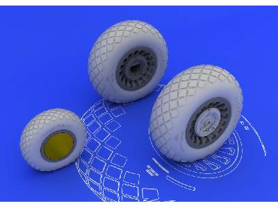 B-25H/ J wheels 1/32 - Mk Models - zdjęcie 2