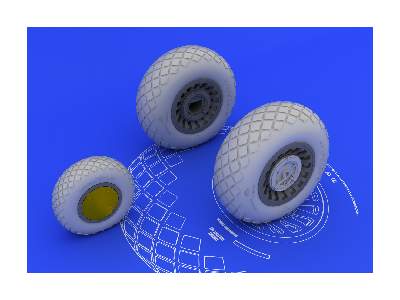 B-25H/ J wheels 1/32 - Mk Models - zdjęcie 3