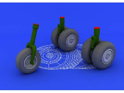 He 219 wheels 1/32 - Revell - zdjęcie 2