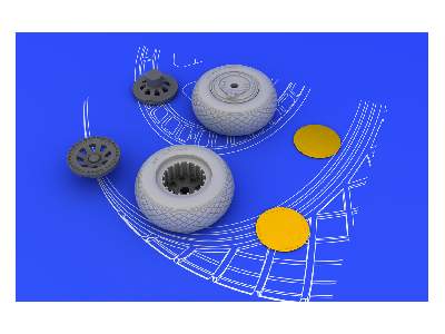 PV-1 wheels 1/48 - Revell - zdjęcie 5