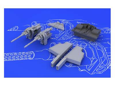 MG 131 mount for Fw 190A/ F 1/48 - Eduard - zdjęcie 6